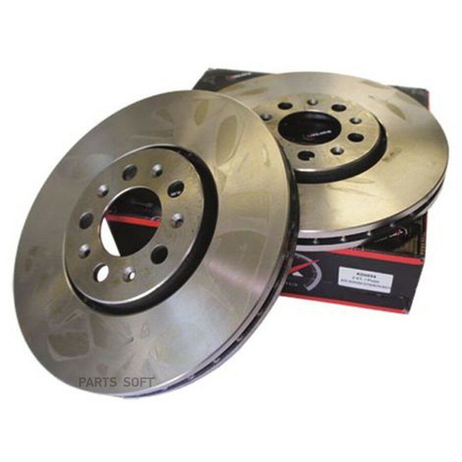 Диск торм. AUDI A3/VW GOLF IV/BORA/POLO SEDAN/SKODA FABIA/OCTAVIA перед. вент.(d=288mm) KORTEX KD0054 | цена за 1 шт
