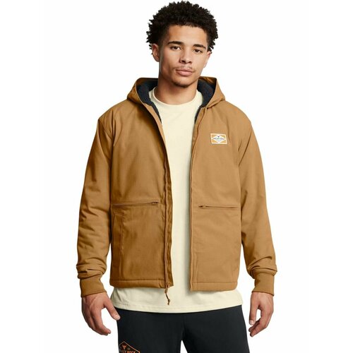 фото Куртка under armour pjt rck work jacket, размер sm, коричневый