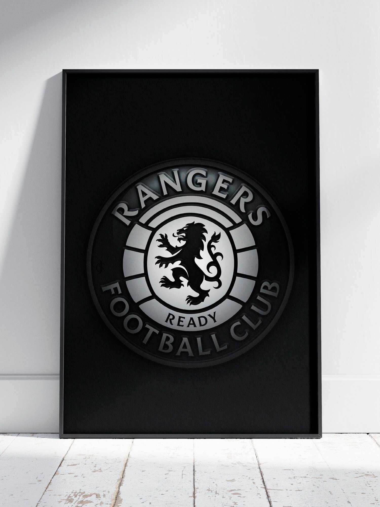 Плакат на стену для интерьера Рейнджерс (Rangers 6) - Постер по спорту и физической активности формата A4 (21x30 см)