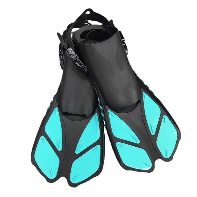Ласты QYQ Frog для взрослых ML-XL(9-11), Lake blue black1
