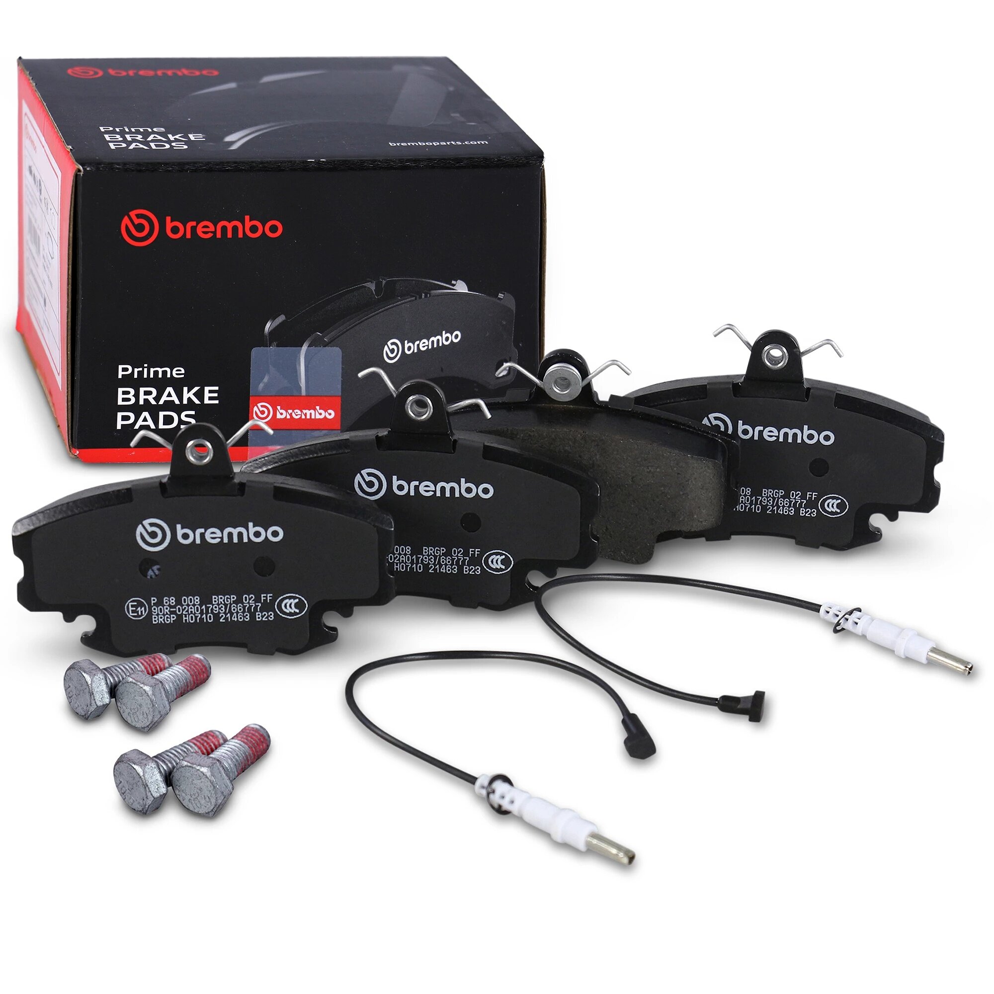Колодки тормозные передние BREMBO P68008