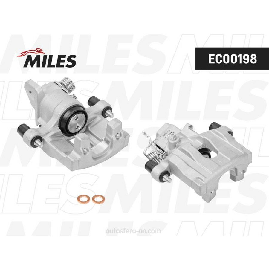 MILES EC00198 Суппорт тормозной NISSAN PRIMERA (P12) 02- зад. лев.