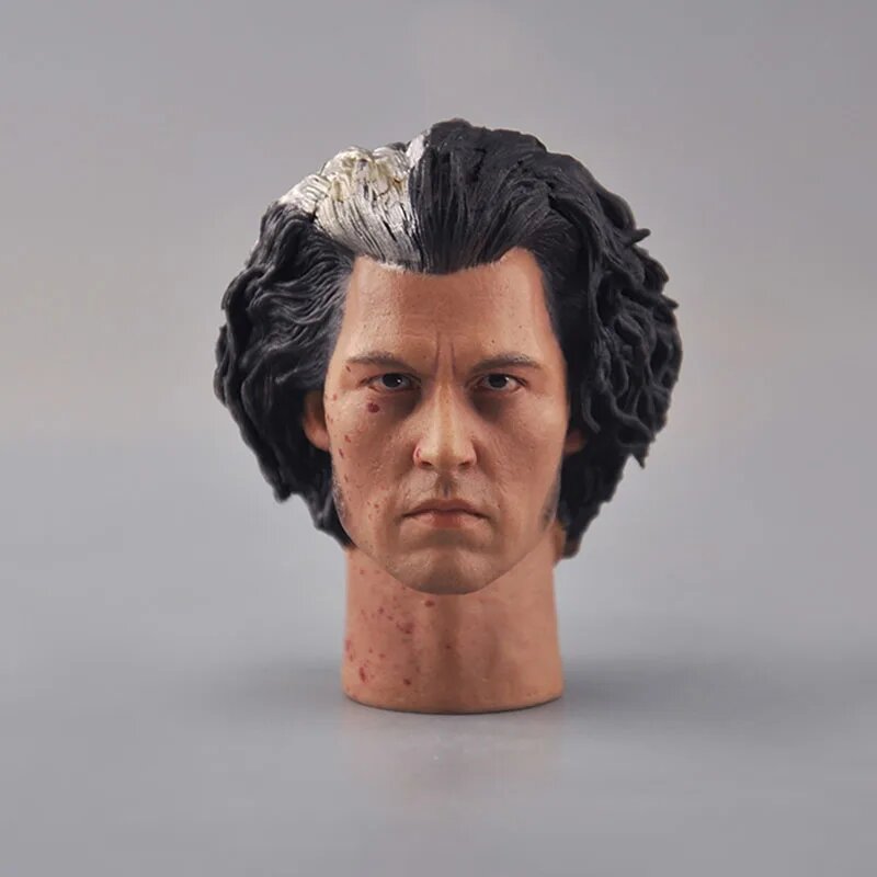 Модель головы Johnny Depp 1/6, цвет Johnny Depp