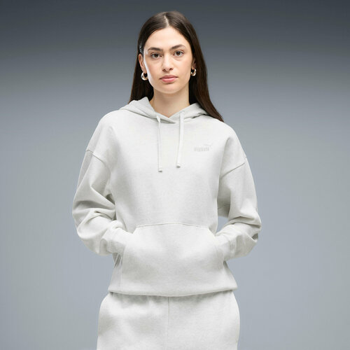 фото Худи спортивное puma ess small no. 1 logo comfort hoodie fl (s), 1 шт., размер 48, , серый