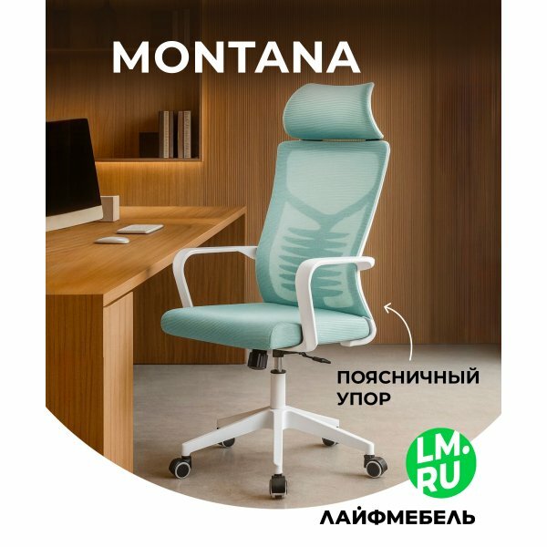 Мягкое компьютерное кресло Лайфмебель Montana