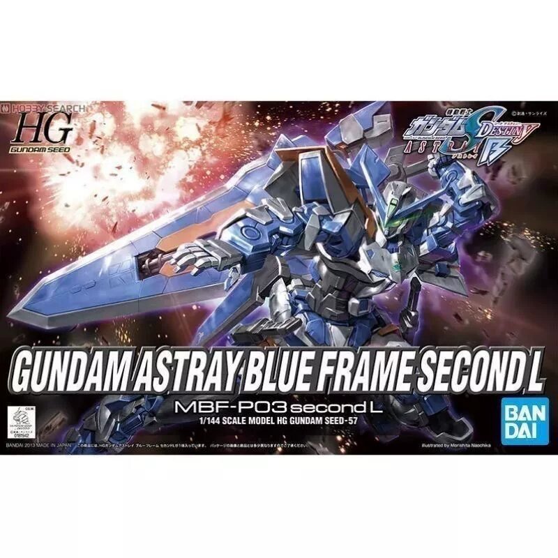 Пластиковая модель 1/144 HG SEED 57 Astray Gundam Blue, модель с мечом 2L типа для серии SEED