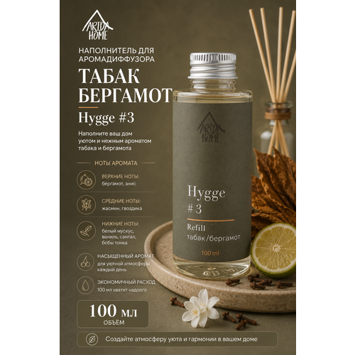 фото Наполнитель для диффузора парфюм для дома hygge arida home