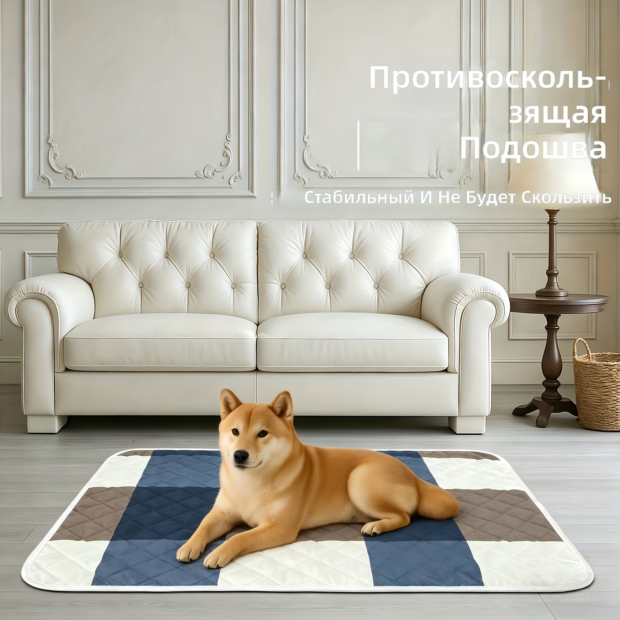 Охлаждающий коврик для собак и кошек XL, улучшенная модель, с нескользящим основанием, моющийся, различные узоры и стили, для любого сезона