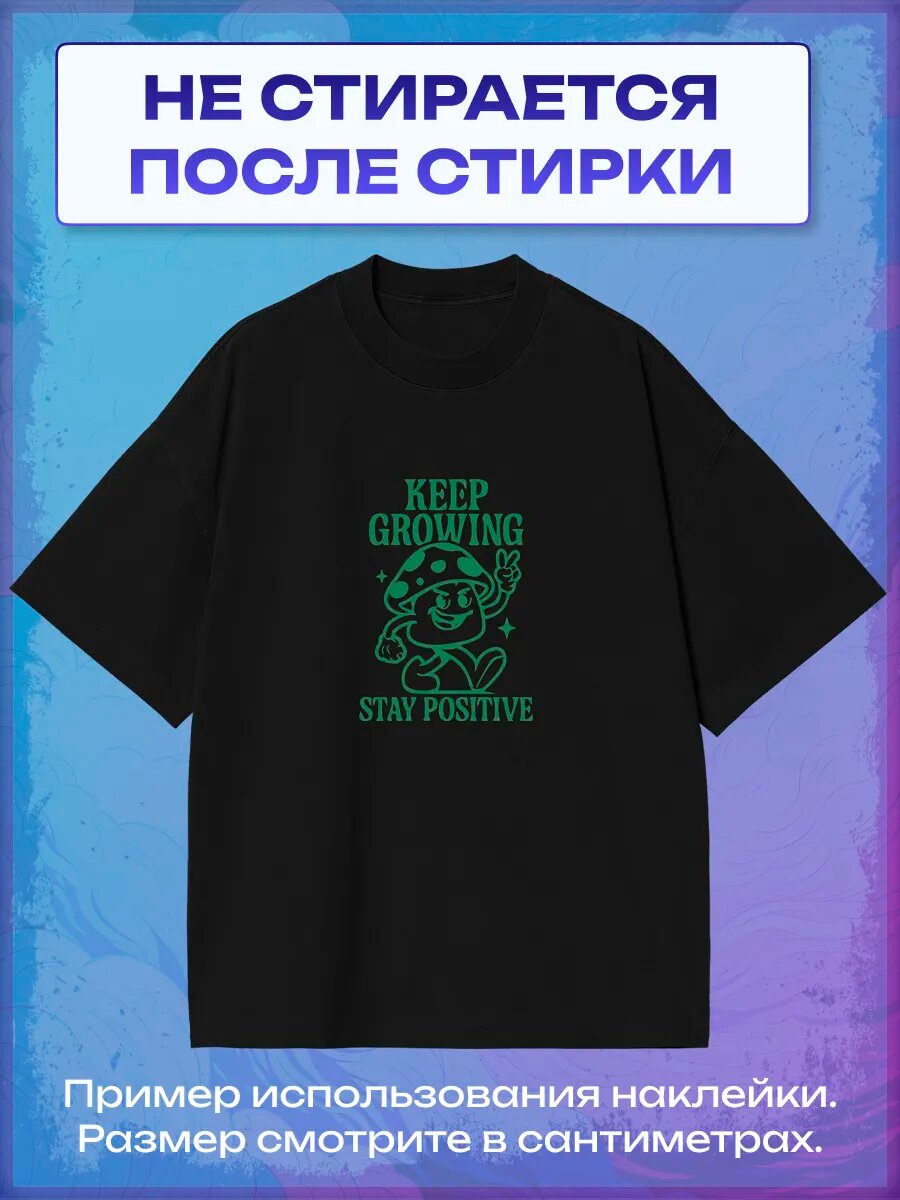 Термонаклейка Keep Growing — фото 1
