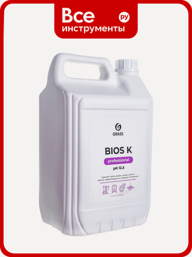 Изображение товара Моющее средство от жира нагара копоти Grass BIOS K 5л 125196, 50 мл, из расчета
