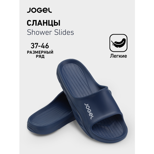 фото Шлёпанцы jogel, размер 38, темно-синий