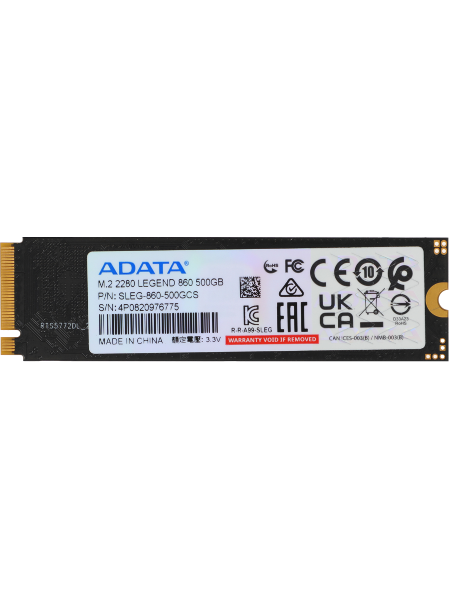 SSD диск Crucial T500, 500GB, M.2 2280, PCIe 4.0 x4, NVMe