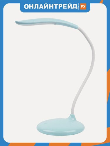 Изображение товара Настольная лампа Uniel TLD-558 Blue/LED/280Lm/5000K/Dimmer/3W/Голубой