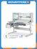 Парта Ergokids Evo Florida Multicolor BL Evo-52 W + BL Multicolor