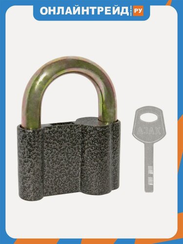 Изображение товара Замок навесной Ajax PD-4070 (PD-40-70) 3 fin key /коробка