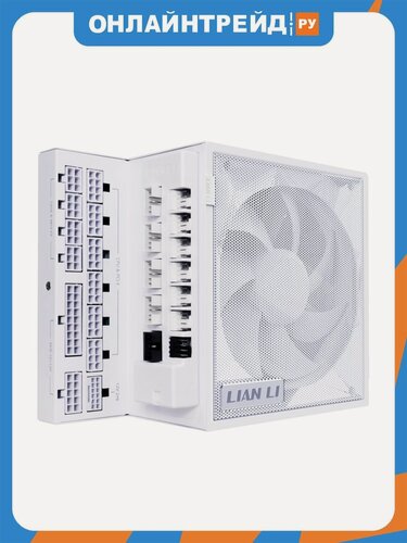 Изображение товара Блок питания Lian LI EDGE, 1200W, 80+ Gold, ATX3.1 (G9P.EG1200G.WH00.RU), белый