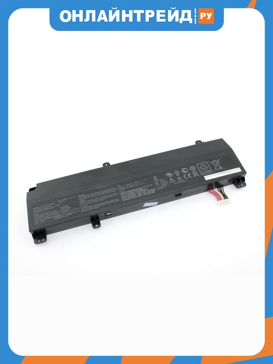 Аккумуляторная батарея VB Parts для ноутбукa Asus ROG Strix GL702 (A42N1710) 14.8V 5800mAh (white connector)