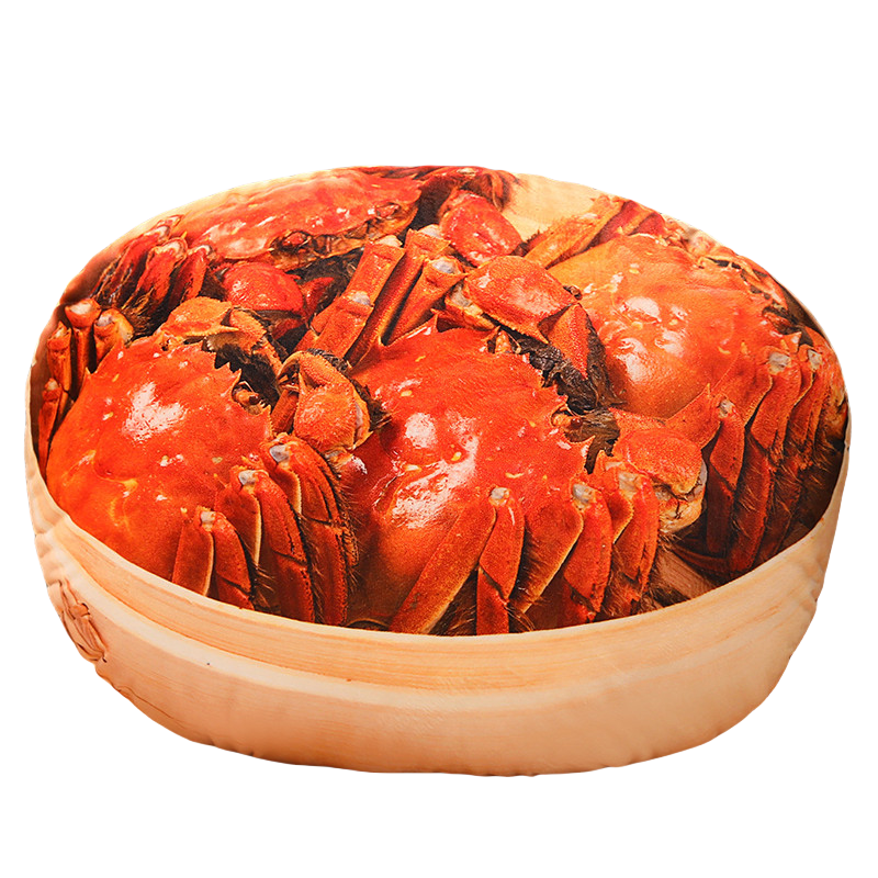 Плюшевая кукла унисекс SEGOU Искусственные куклы-еда Delicious: Shanghai Crab, 30 CM EU