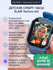 Детские смарт-часы ELARI KidPhone Techno 4G, Type-C, Маруся, голубой