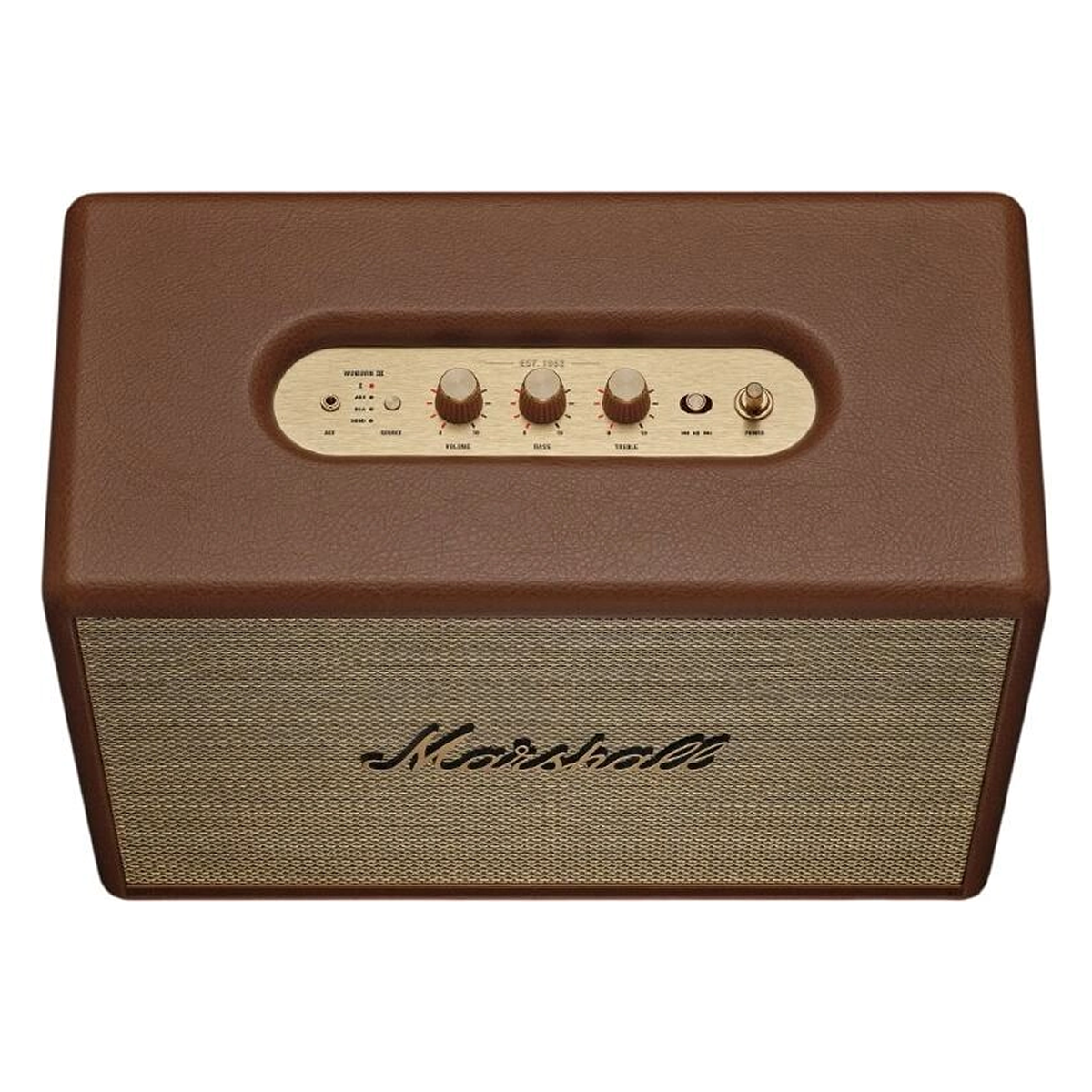 Колонка Marshall Woburn III, сенсорное и кнопочное управление, коричневый — фото 1