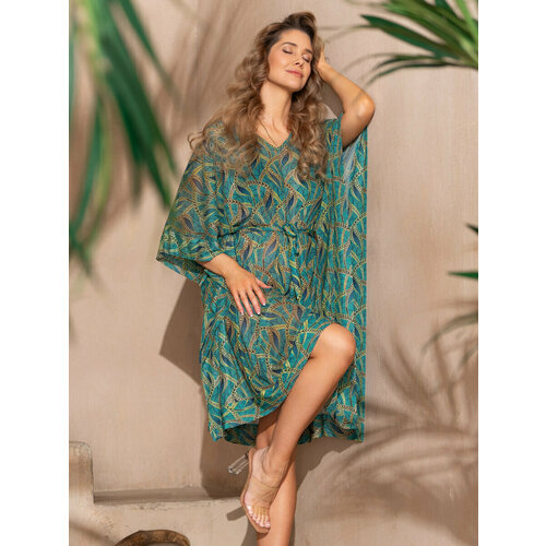 фото Туника mia-amore luminel, размер 4xl/5xl, зеленый