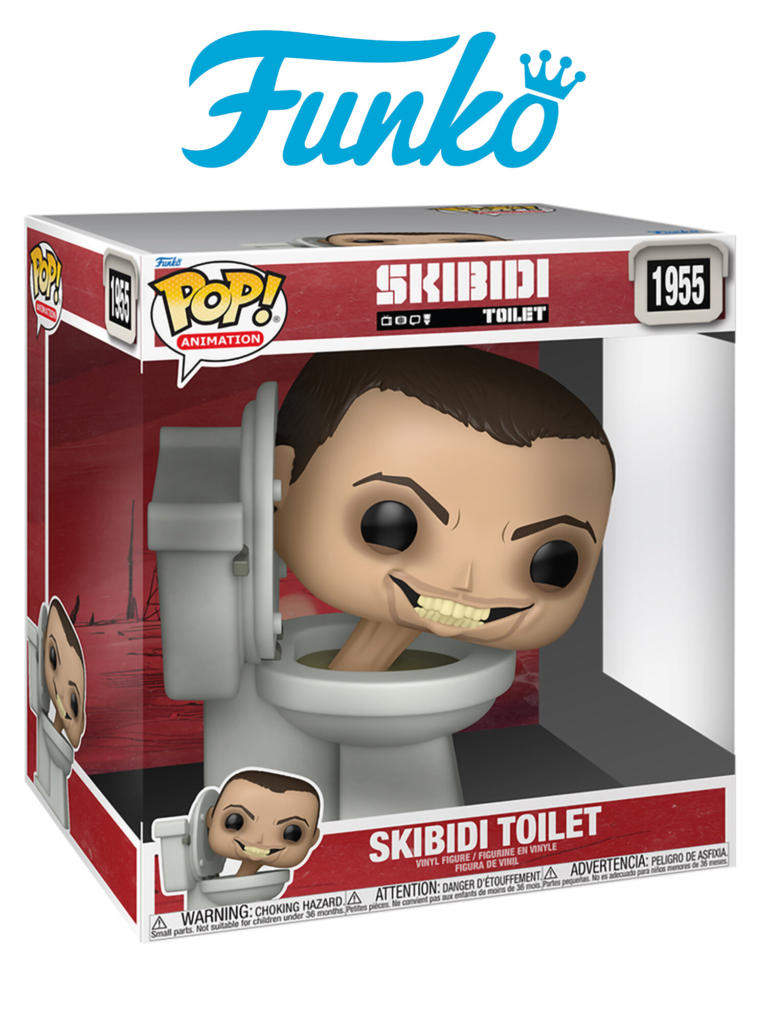 Фигурка Funko POP! Jumbo Skibidi Toilet (1955)