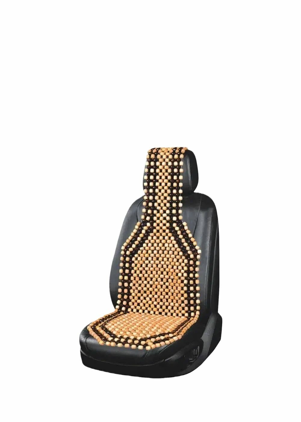 Накидка массажная переднего сидения KRAFT KT 835441 128х38 см, цвет-бежевый