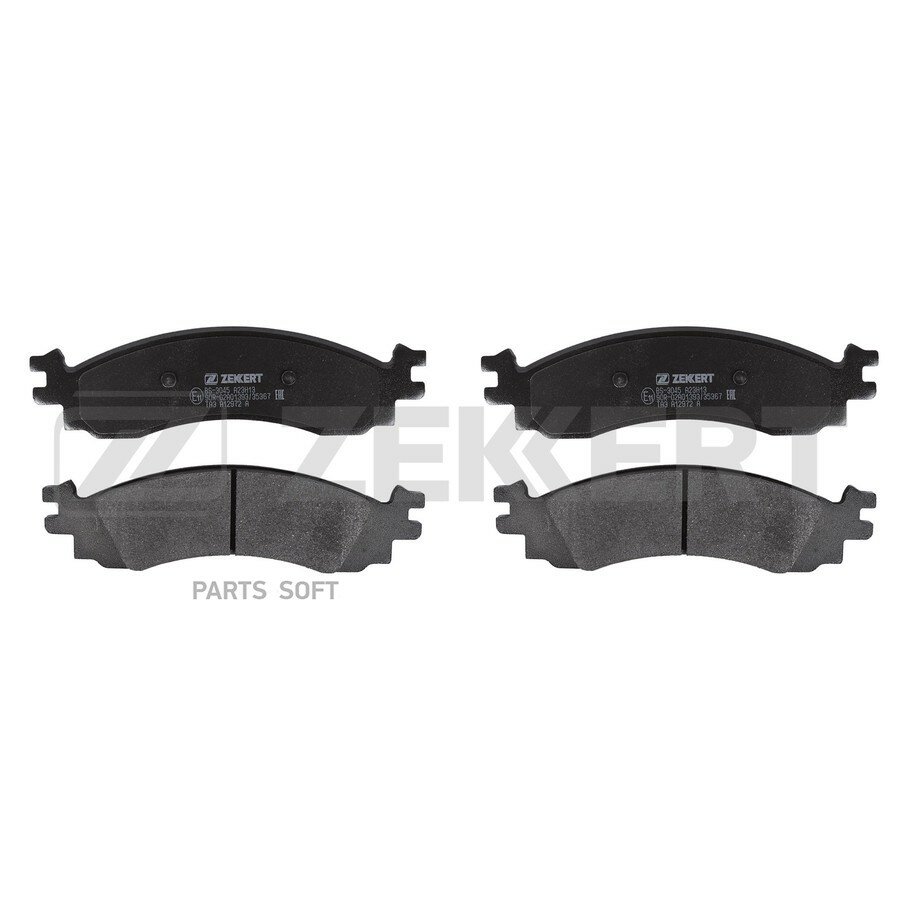 Колодки торм. диск. передн. Ford Explorer IV 05 ZEKKERT BS3045