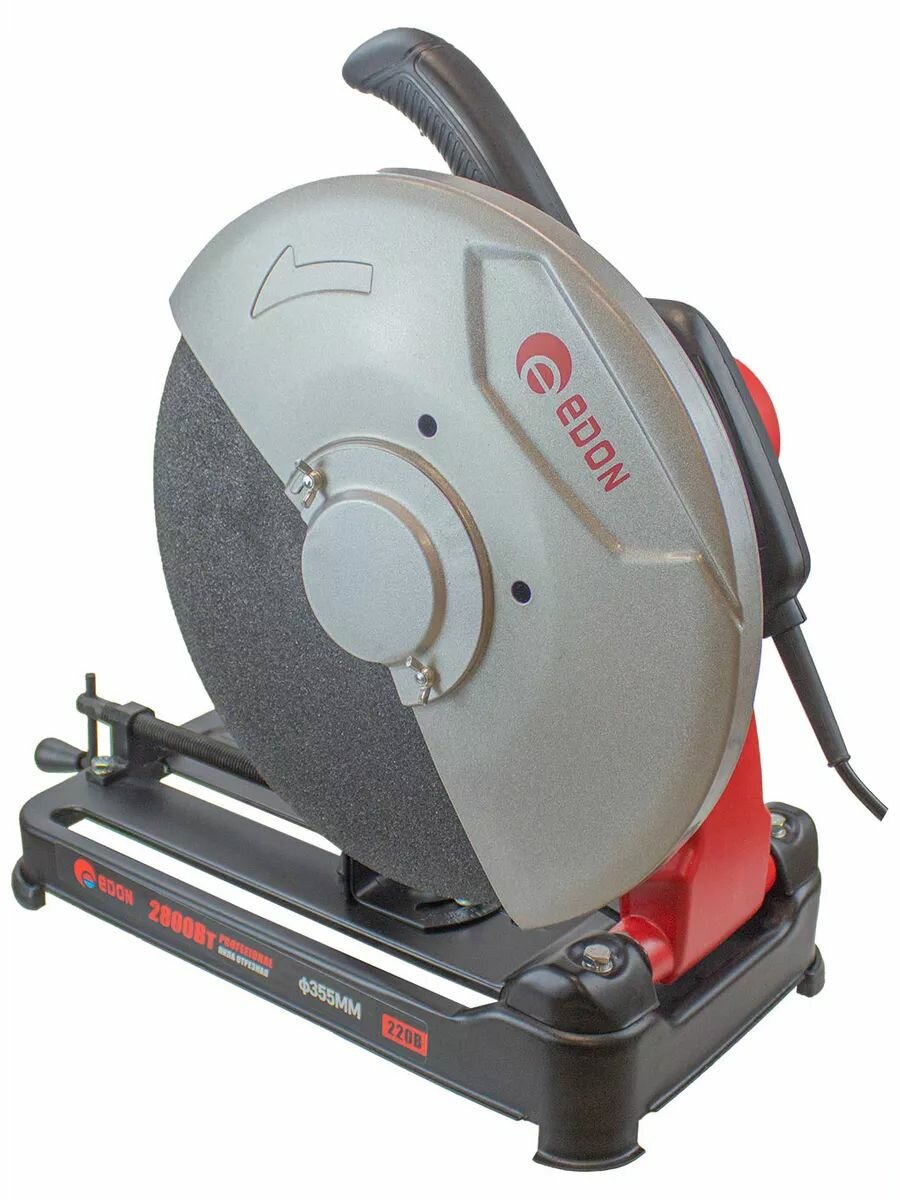 Электрическая пила отрезная Edon ED-CS355-2800 (2800 Вт, 4500 об. мин, d диска 355 мм, от сети 220 Вт) / пила монтажная / для ремонта, стройки, гаража