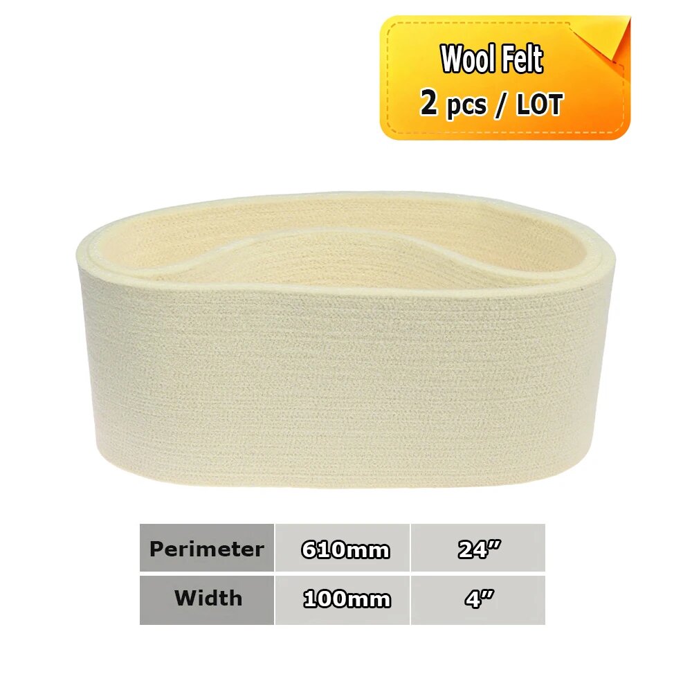 Шлифовальные ленты Remoba SB-610100-GZ 305 шт. Wool Felt x 2pcs