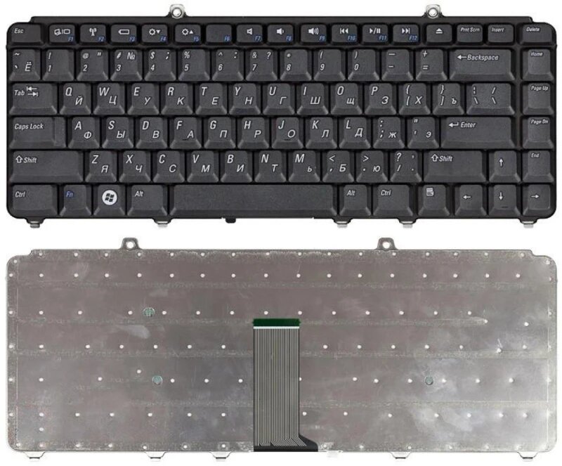 Клавиатура для ноутбука Dell Inspiron 1420 1520 1521 1525 1526 1540 Vostro 1400 1500 черная