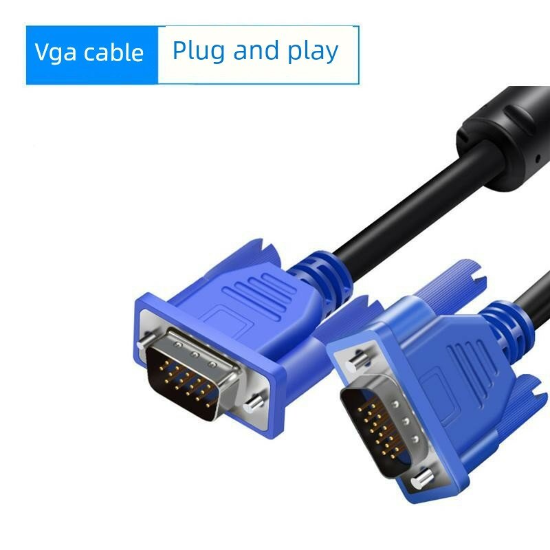 Стандартный VGA кабель-адаптер, 0.5 метра длины для подключения DVI к VGA на мониторы и ПК