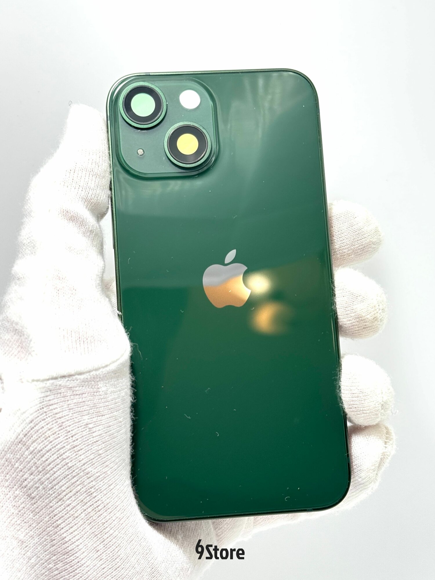 Корпус для Iphone 13 Mini Зеленый OR в сборе / Крышка Айфон 13 Мини Зеленый в сборе с рамкой