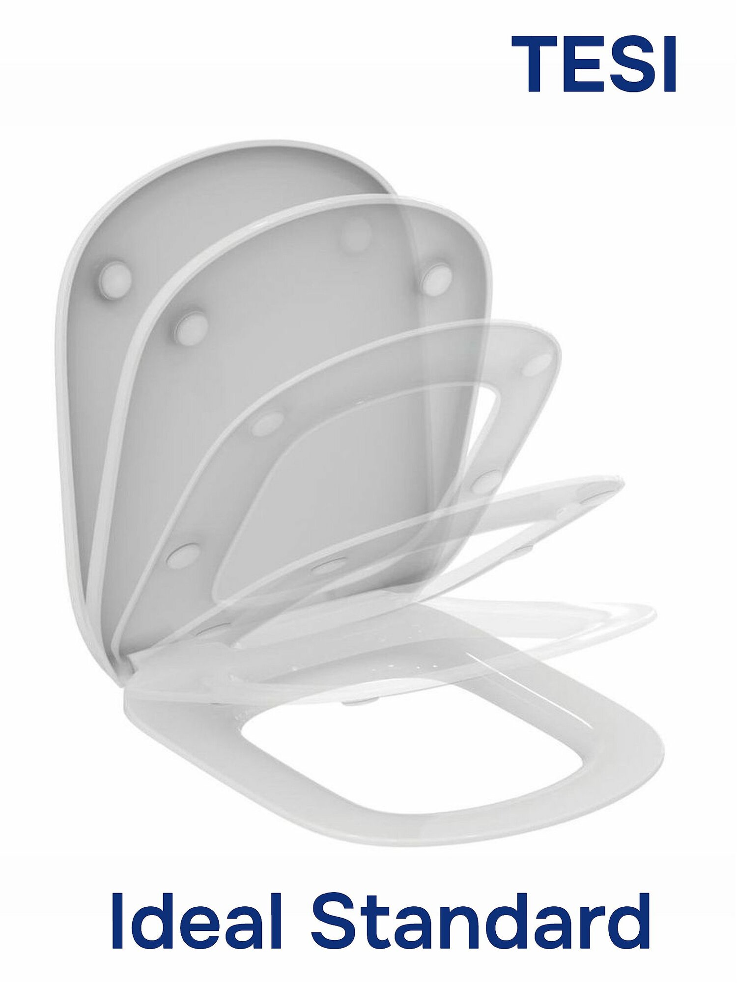 Сиденье для унитаза Ideal Standard TESI T352901 микролифт (плавное опускание)