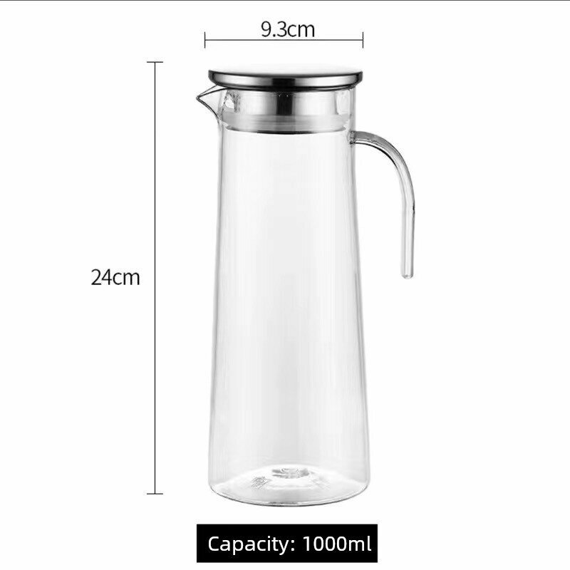 Гладкий Акриловый Кувшин 1000 мл, Коммерческого Класса Устойчивости к Температуре