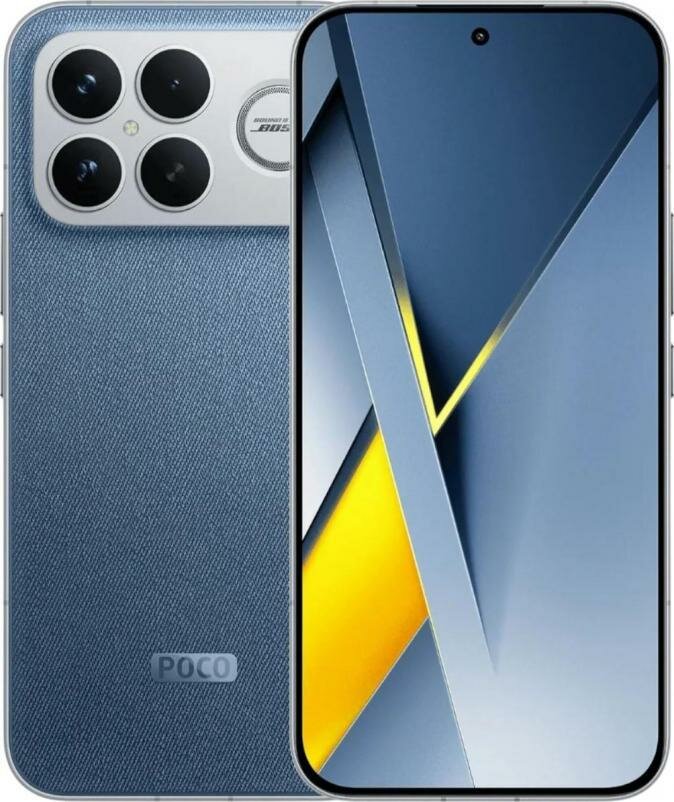 Смартфон Xiaomi Poco F8 Ultra 12/256 ГБ Blue EU версия, оригинал