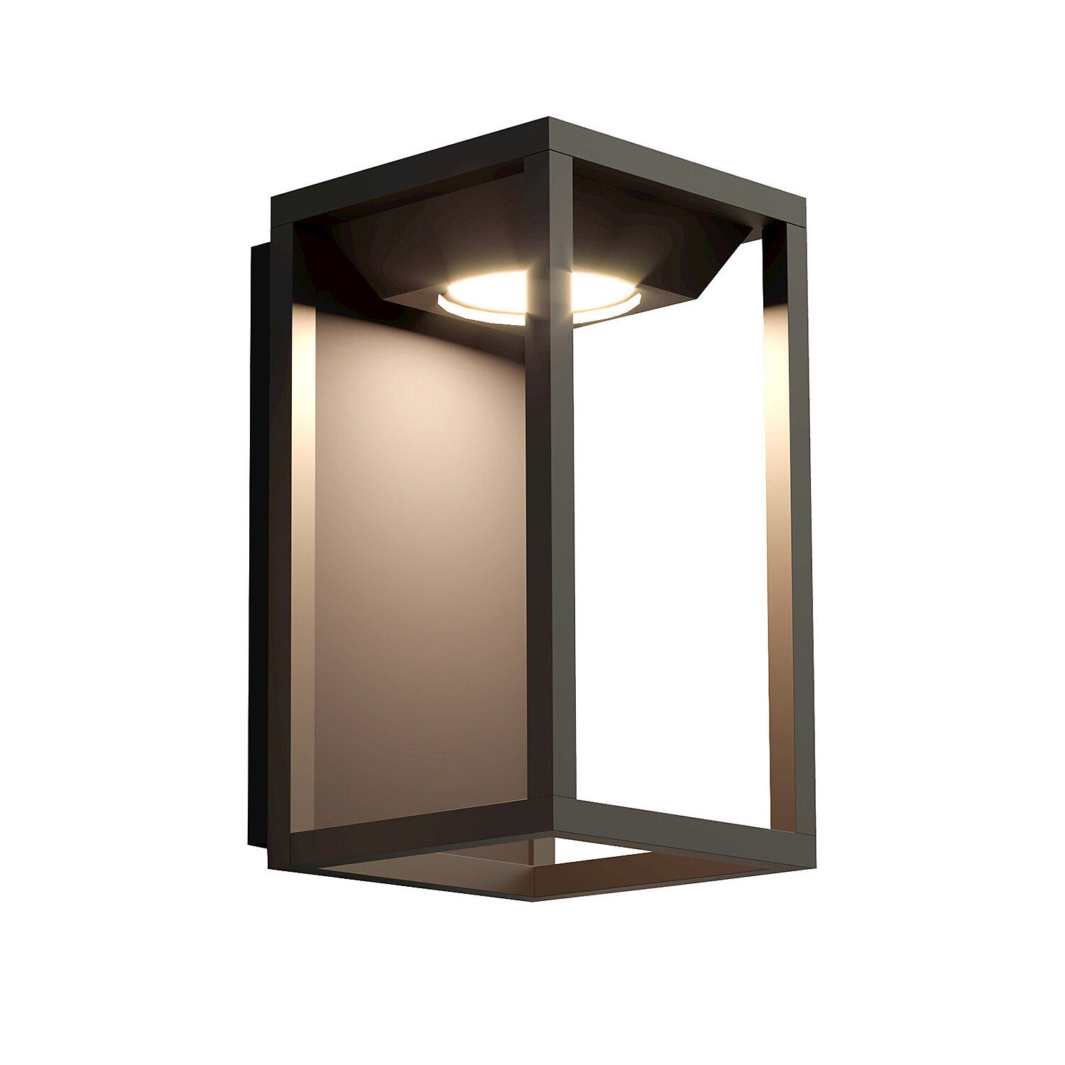 Уличный настенный светильник Favourite Tom 4386-1W, черный, LED