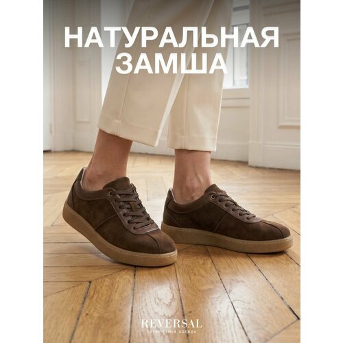 фото Кеды reversal, размер 40, коричневый