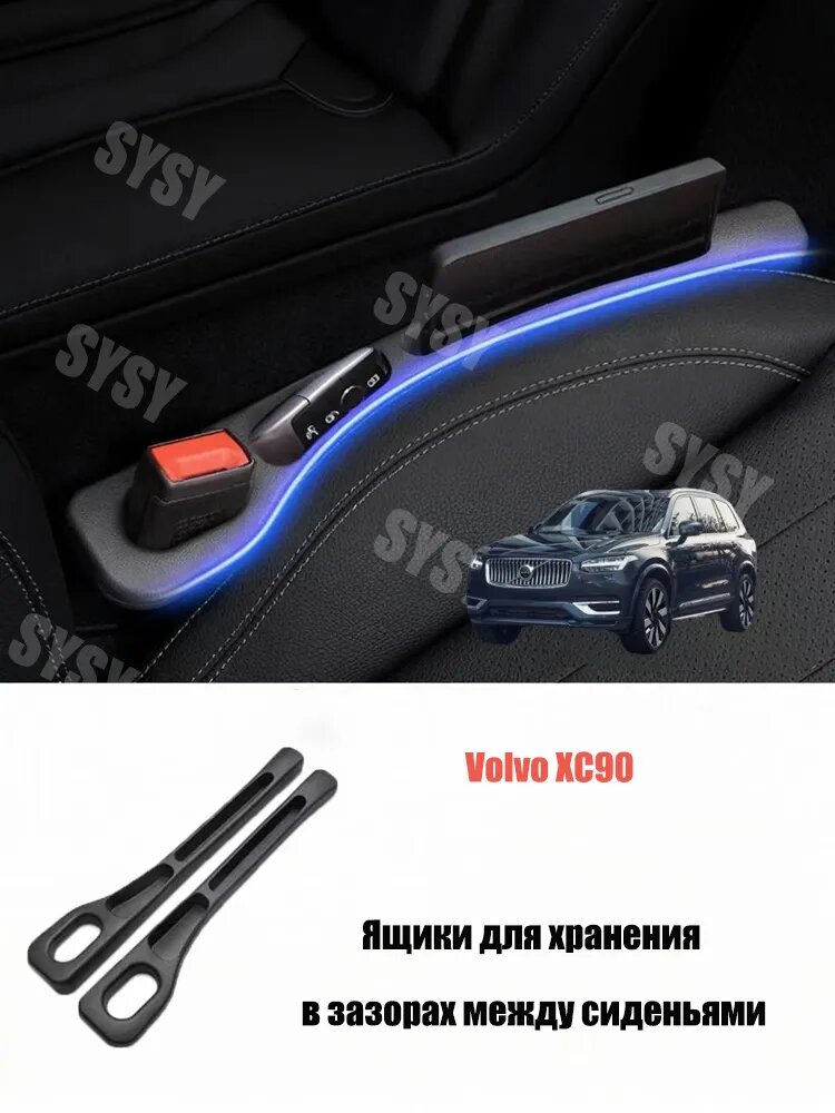 Органайзер для швов сидений Volvo XC90 (P2/P3 2002-2022+) 2 шт