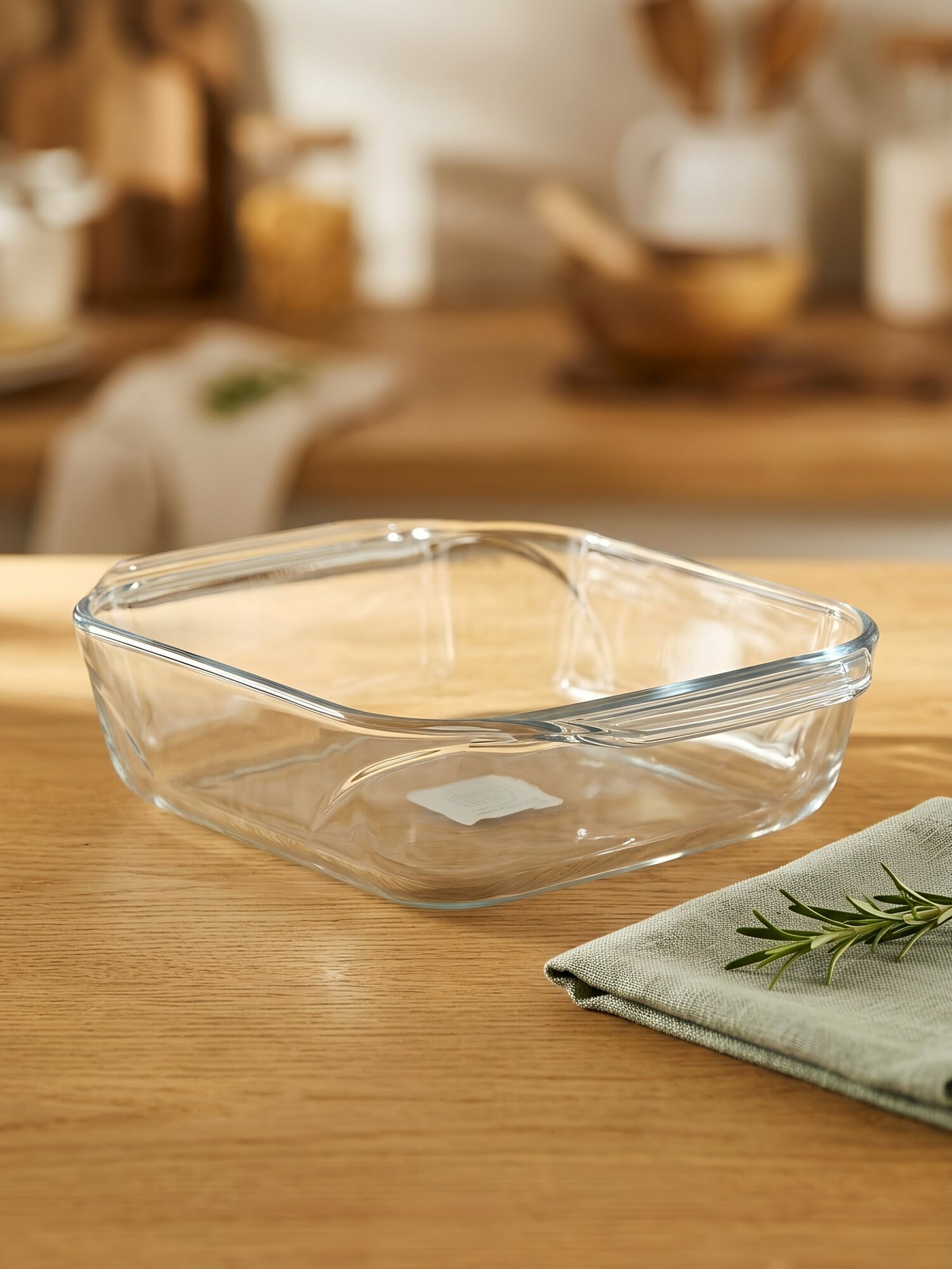 Форма для выпечки стекло, 23х29х7 см, 2.3 л, прямоугольная, Pyrex, Optimum, 400B000/7046