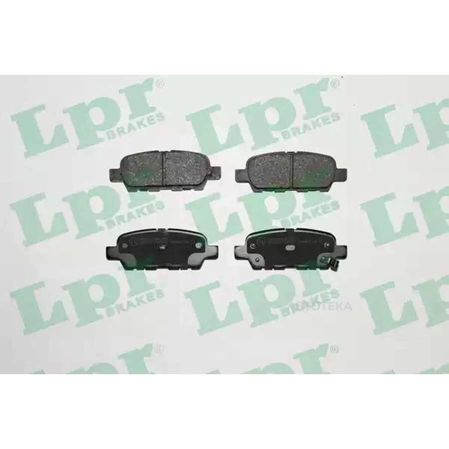 Колодки тормозные NISSAN X-TRAIL/QASHQAI/TIIDA/INFINITI FX/RENAULT KOLEOS задние LPR 05P857