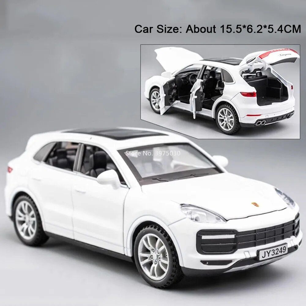 Масштабная модель автомобиля Caipo Cayenne Macan 1:32 Белый, Cayenne White