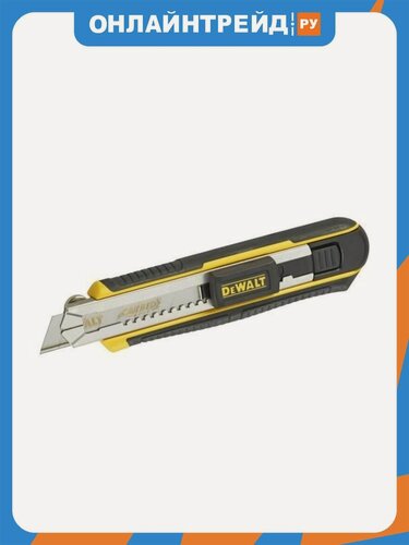 Изображение товара Нож с сегментированным лезвием Dewalt DWHT0-10249, 18мм, кассетный