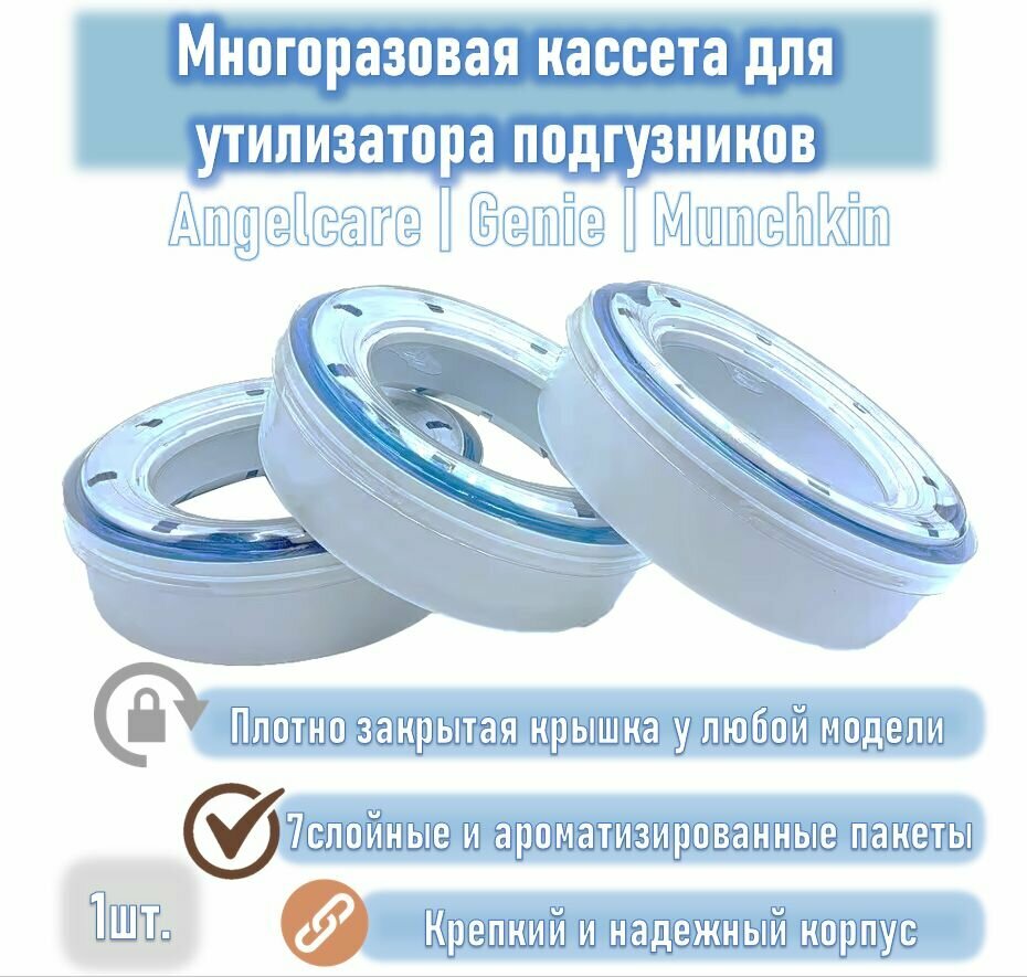 Кассета для накопителя подгузников утилизатора памперсов