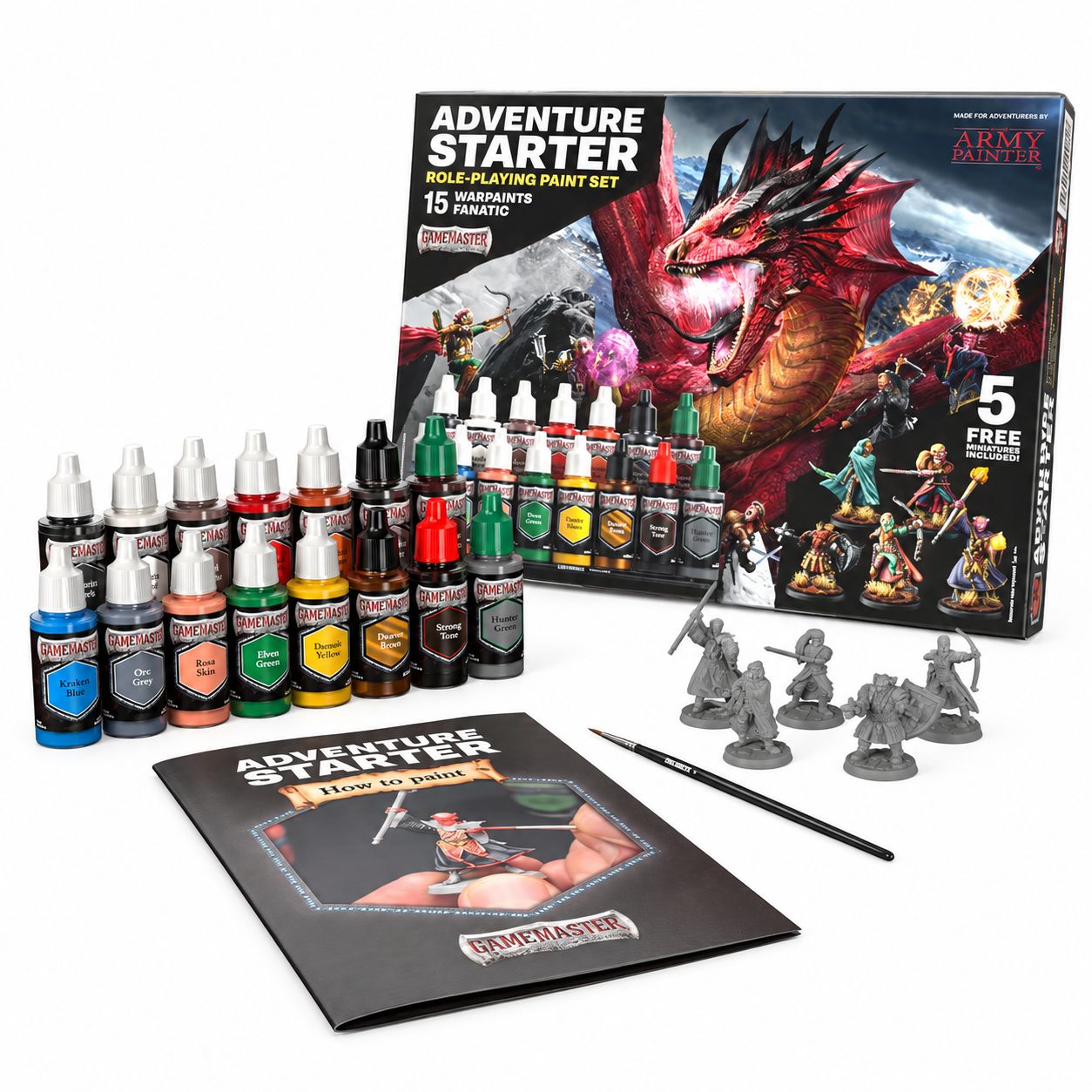 Набор красок GameMaster: Adventure Starter Role-playing Paint Set The Army Painter GM1008