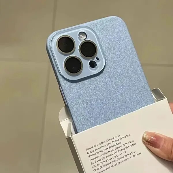 Голубой чехол для iPhone 14 Pro Max, Yuan Feng Blue