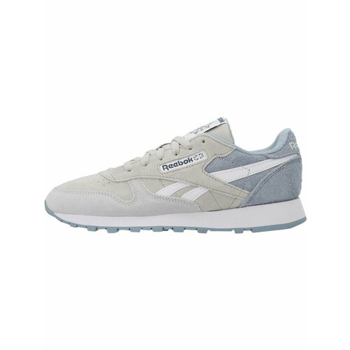 фото Кроссовки reebok classic leather w, полнота f (eu)/ на среднюю стопу, размер 6,5 us, серый