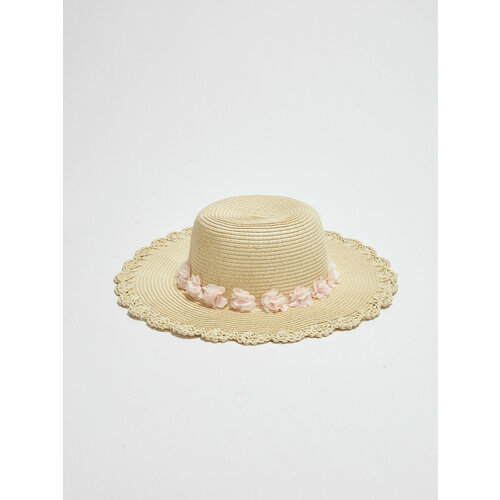 фото Шляпа lc waikiki для девочек, размер 6-10 лет, light beige