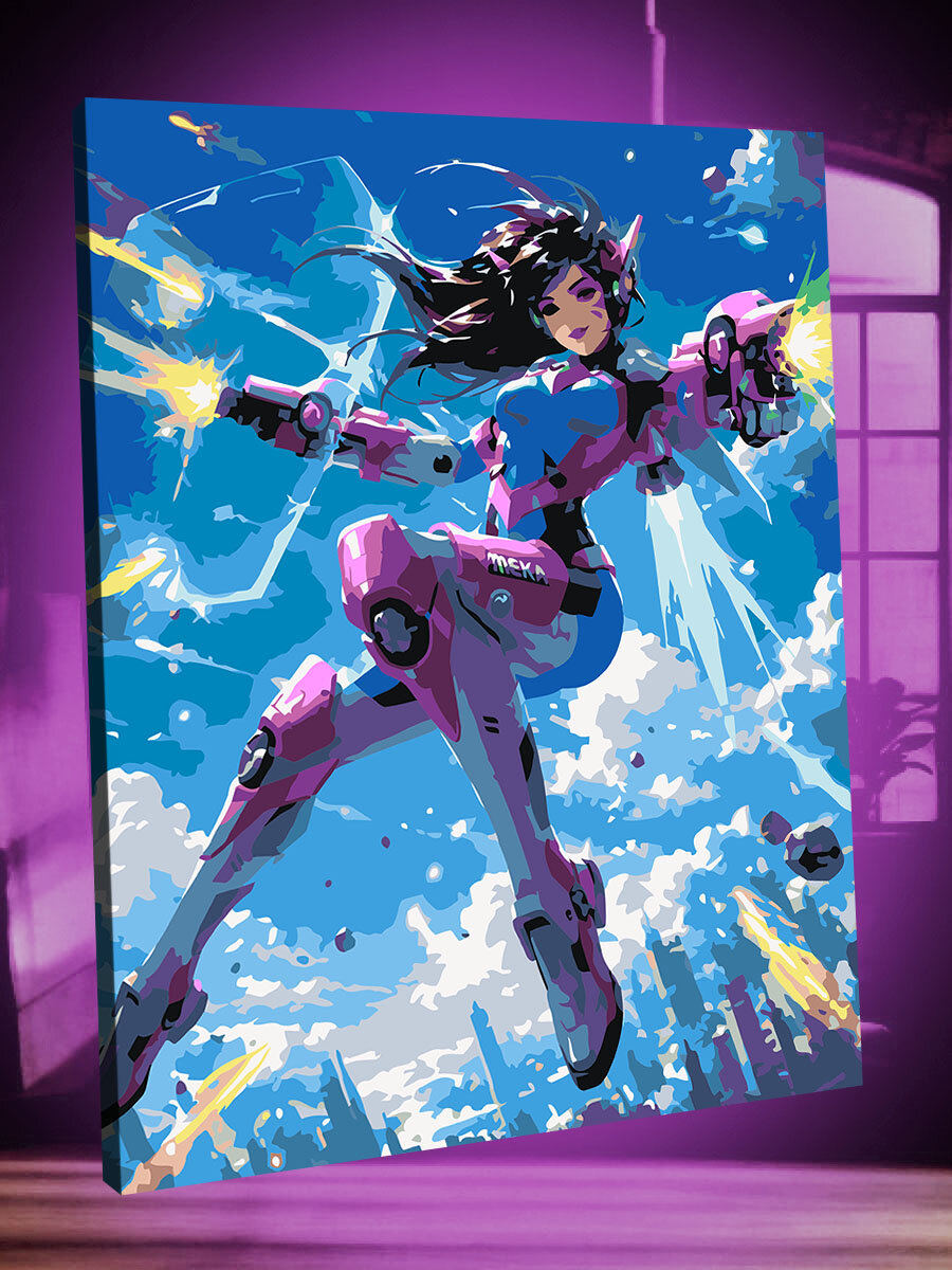 Картина по номерам Арт в стиле Overwatch