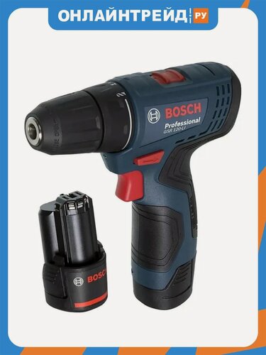 Изображение товара Дрель-шуруповерт аккумуляторная Bosch Pro BOSCH GSR 120-LI (2X2,0AH)